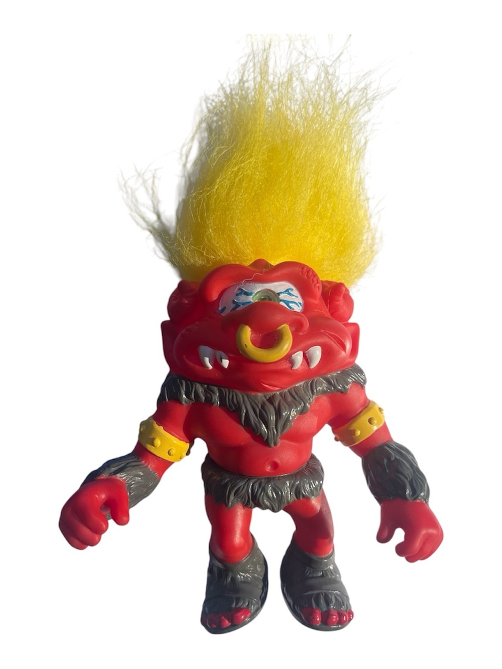 1992 Hasbro Battle Troll Bulls-Eye Cyclops action figure Vintage Troll Doll